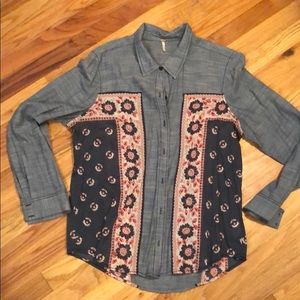 WE THE FREE Bandana Button Up.